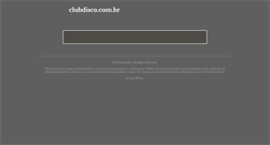 Desktop Screenshot of clubdisco.com.br
